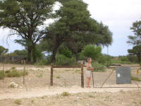 Gate on the municipal road