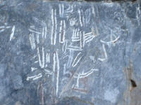 Nsalu Caves - rock paintings