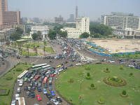 Tahrir Square during the day