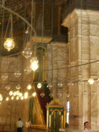Inside Muhammad 'Ali Mosque