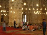 Inside Muhammad 'Ali Mosque