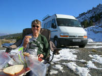 Lunch in the Sierra Nevada