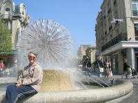 Fountain in the square near the cathedral