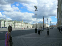 The square outside the Winter Palace where the communist revolution began