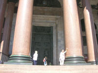 Colonnade at the bottom. The columns at the top are almost as high.