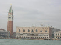 St Marks tower and the Doges Palace