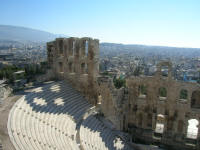 Odeion of Herodes Atticus from 161 AD. Still used today