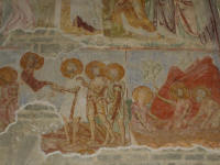 Frescoes in the museum