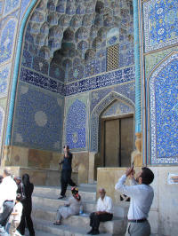 Sheikh Lotfollah Mosque - detail of doorway