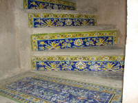 Ali Qapu Palace - even the stairs are decorated