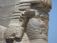 Gateway of all Lands -detail of human head of winged bull