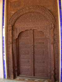 Ornate door at the museum. Photos were not allowed inside unfortunately