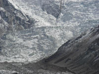 Close up of Raikot Glacier