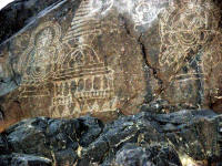 Budddhist etchings near Chilas