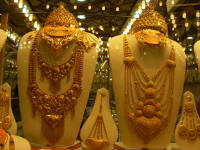 Afghan jewelery is made of gold only