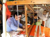Weaving Himroo cloth - as a tourist attraction