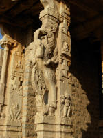 Vittala Temple - Elephant and rider ready for war