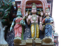 Detail on small temple