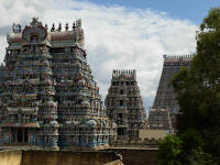 Gopurams 5,6 and 7 from on top of one of the buildings