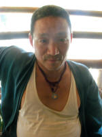 The chief with a Donyi Polo symbol around his neck