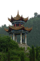 Asmall pagoda, taken from the chair lift