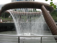 The Fountain of Wealth. The world's largest fountain, based on theround Hindu  Mandala. Meaning unity, equality and harmony