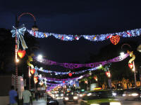 Orchard Street Christmas lights