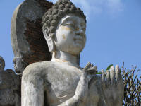 Detail of Buddha image