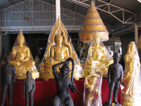 A few of the statues for sale
