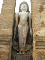 One of 2 standing Buddhas
