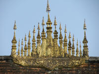 Roof decoration on Wat Xieng Thong