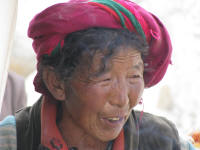 Woman who helped pilgrims burn juniper leaves and incense