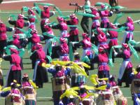 Some of the colourful dancers