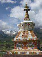 Stupa at Dzonga Monastery