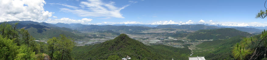 Panoramic view from the top