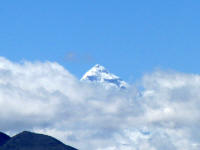 Our first glimpse of Everest