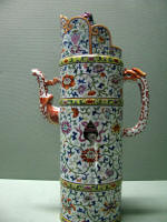 Porcelain Tibetan style tea pot