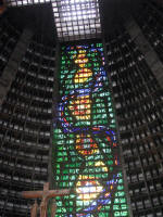 Stained glass in the cathederal
