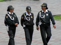 Policewomen on patrol