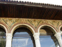 Detail of Et'hem Bey Mosque, from 1789 and one of the oldest buildings in Tirana
