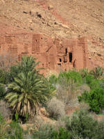 Ruins in a valley