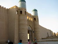 Palace entrance, Khiva, Uzbekistan