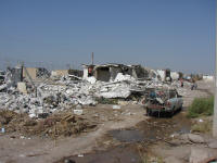 Devastation 3 years after the earthquake at Bam, Iran