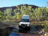Crossing the Fortescue River