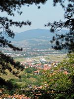 Visoko from the Pyramid of the Sun