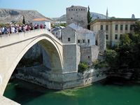 Re built bridge,  Mostar
