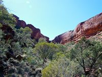 The end of Kings Canyon from the ground