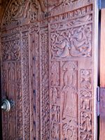 The carved door of Surp Astvatsatsin