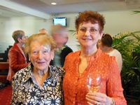 Celebrating a life well lived, Bruce's mother and sister, Rosiland