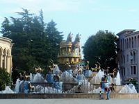 Fountain in the main square of Kutaisi